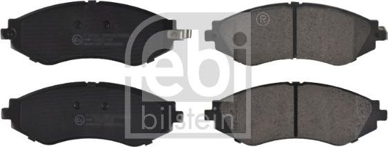 Тормозные колодки Febi Bilstein. Артикул 16510