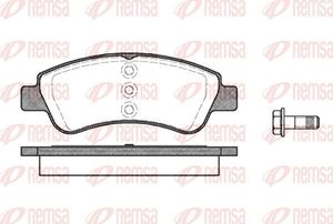 Тормозные колодки Remsa передние для Citroen C3 II 2014-2016. Артикул 0840.20