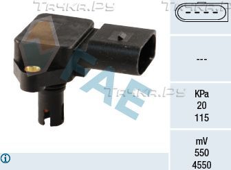 Датчик абсолютного давления (ДАД, MAP) FAE для SEAT Cordoba I 1999-2002. Артикул 15038