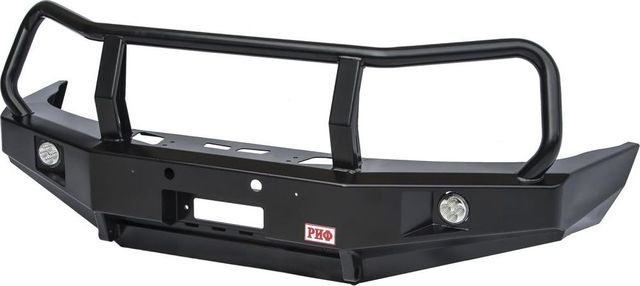 Бампер передний РИФ с доп. фарами и защитной дугой для УАЗ Patriot 2005-2014. Артикул RIF060-10350