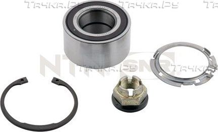Ступичный подшипник (комплект) NTN / SNR передний для Renault Logan I 2004-2015. Артикул R155.80