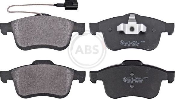 Тормозные колодки ABS передние для Opel Combo D 2012-2017. Артикул 37714