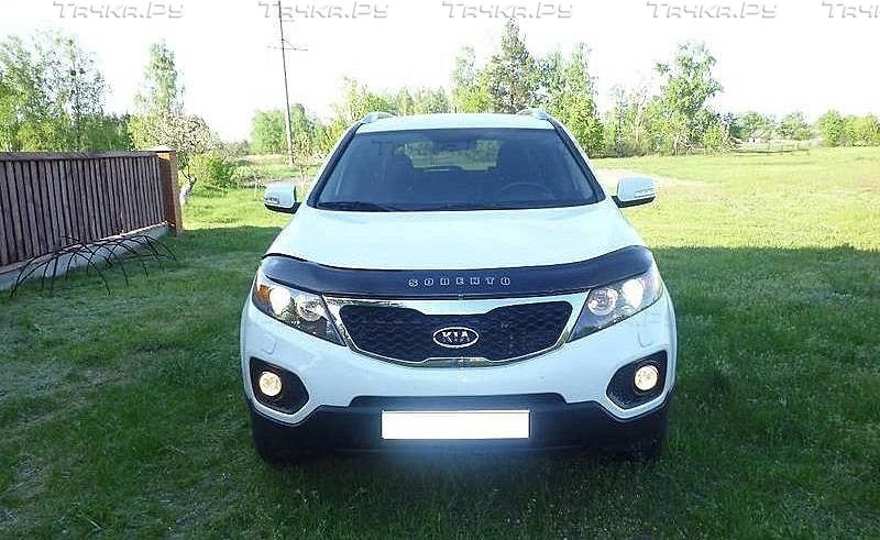Дефлектор VT52 для капота Kia Sorento II XM 2009-2026. Артикул KA16VT