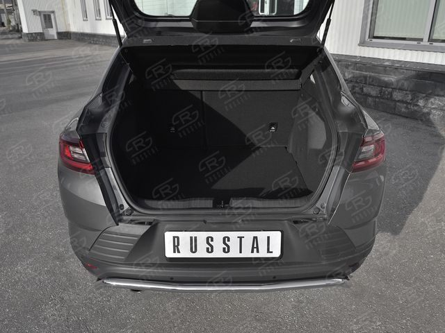 Накладка RusStal на задний бампер зеркальная для Renault Arkana 2019-2023. Артикул RARN-003324