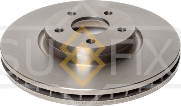 Диск тормозной передний правый/левый FORD MONDEO (Sufix). Артикул FX1148