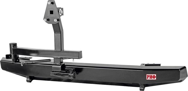 Бампер силовой РИФ задний с калиткой, без квадрата под фаркоп стандарт для УАЗ Hunter 2003-2026. Артикул RIF469-21200