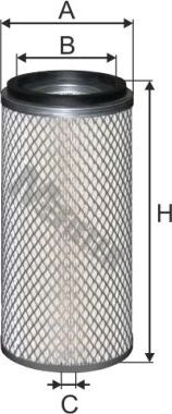 Воздушный фильтр MFilter. Артикул A 8079