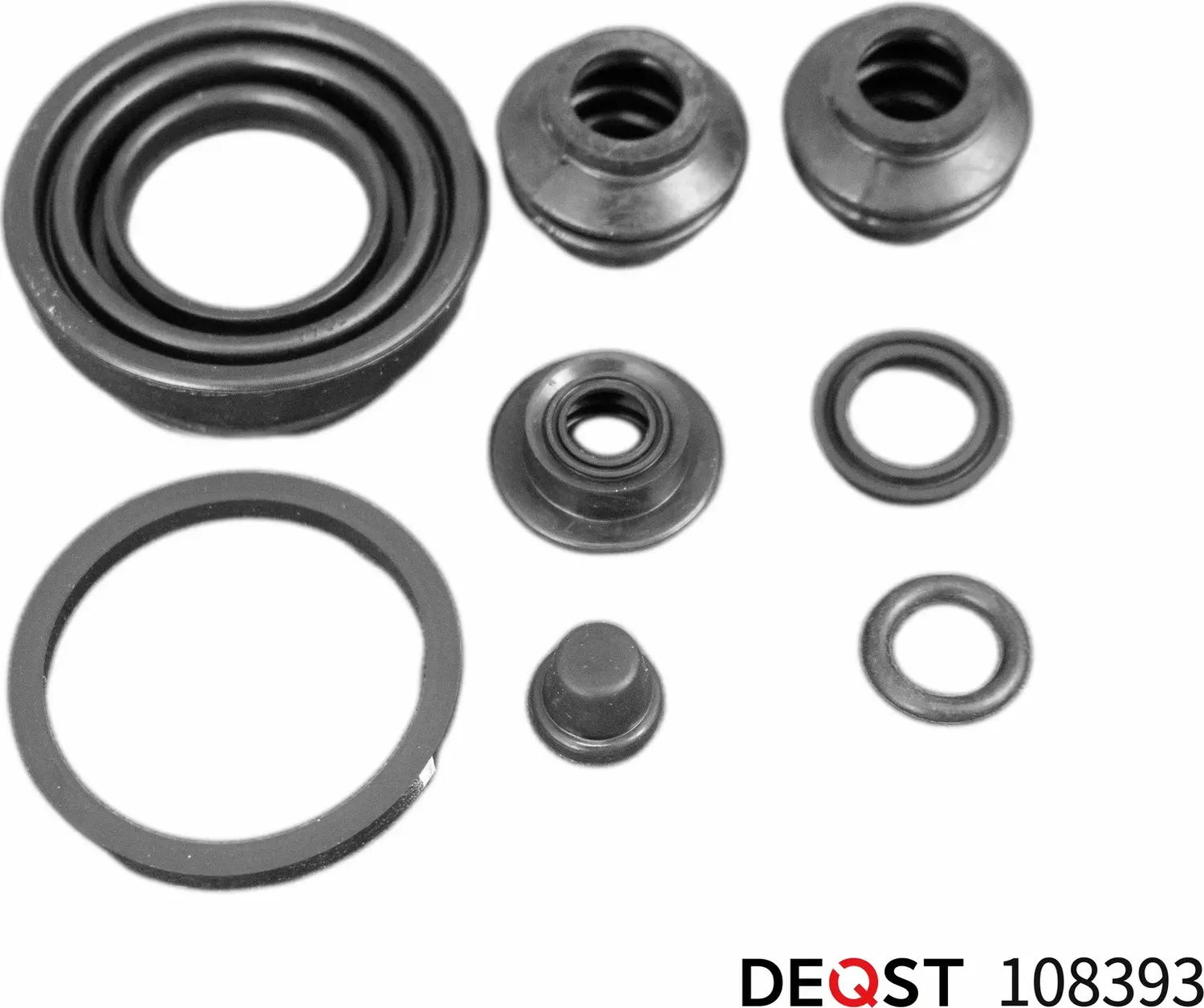 Ремкомплект тормозного суппорта заднего (для поршня O 34 mm, суппорт Mando) HYUN (Deqst). Артикул 108393