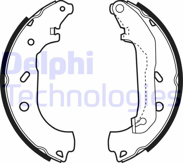 Тормозные колодки Delphi. Артикул LS1940