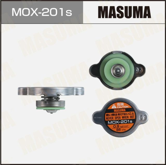 Крышка радиатора MASUMA (NGK-P539, TAMA-RC10, FUT.-R124) 0.9 kg/cm (силиконовая. Артикул MOX201S