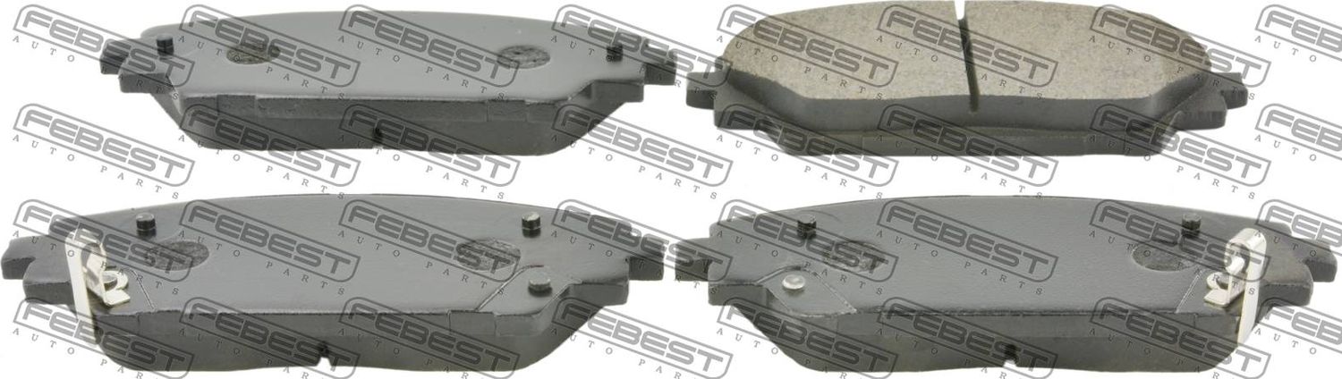 Тормозные колодки Febest. Артикул 0501-BMF