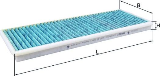 Салонный фильтр Mahle CareMetix® для Audi A4 I (B5) 1994-2001. Артикул LAO 45