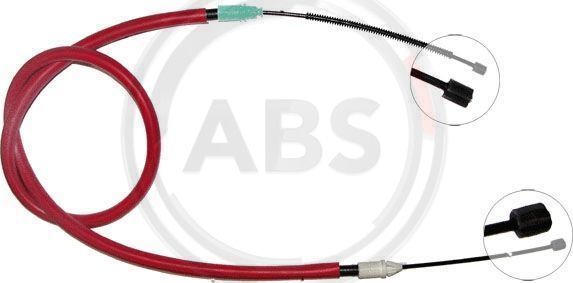 Трос ручника (тросик ручного тормоза) ABS. Артикул K19625