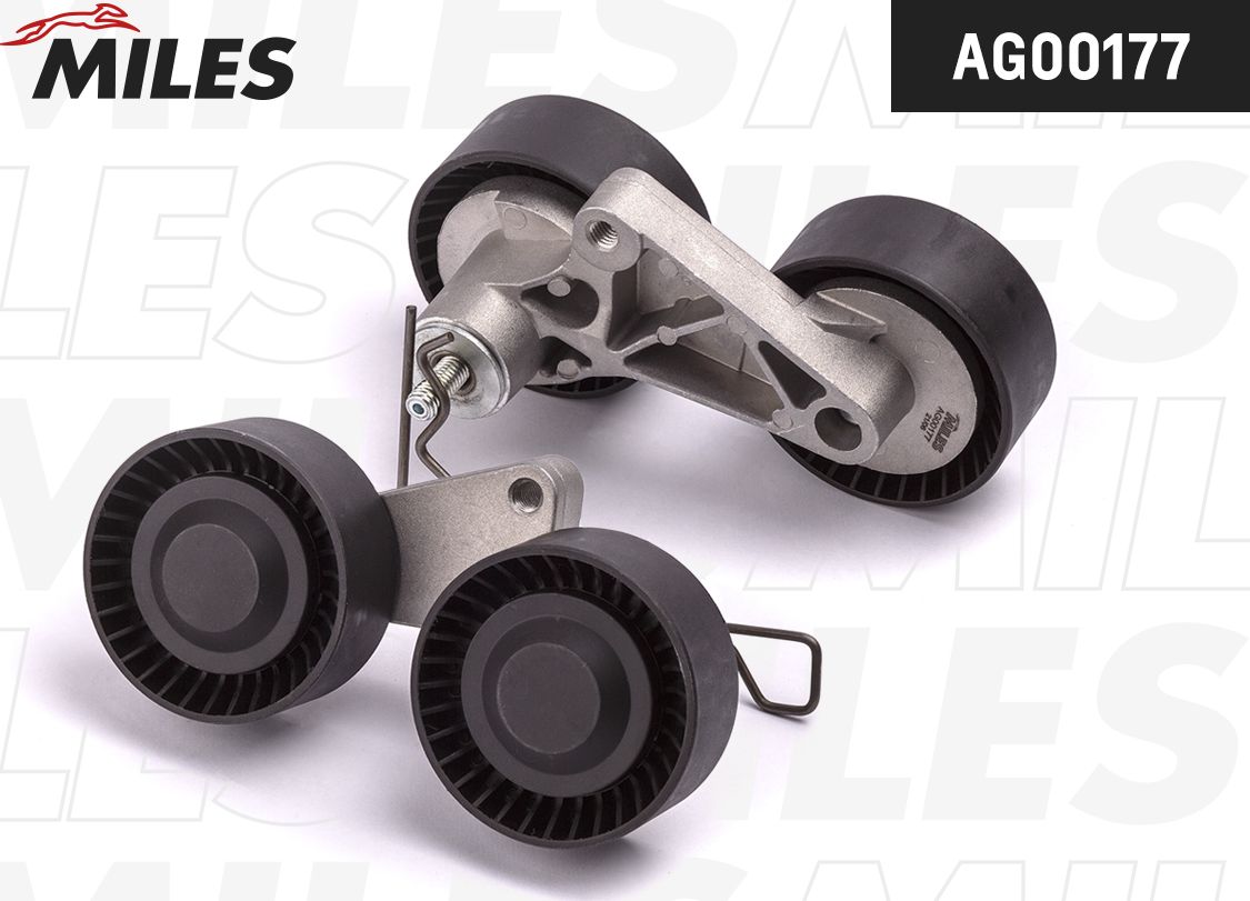 Натяжной ролик (натяжитель) приводного ремня Miles. Артикул AG00177