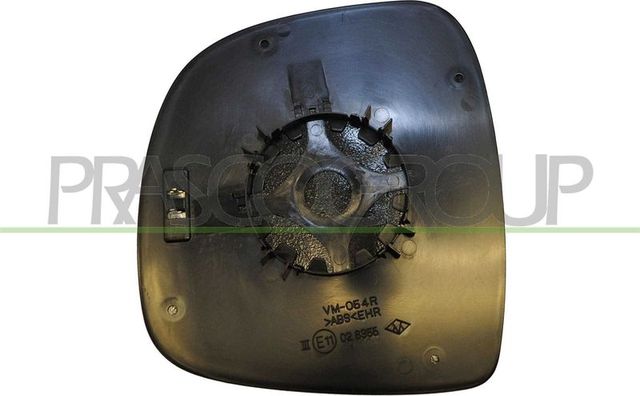 Зеркальное стекло бокового зеркала Prasco правое для Mercedes-Benz Viano I (W639) 2003-2014. Артикул ME9097513