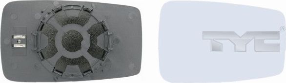 Зеркальное стекло бокового зеркала TYC. Артикул 302-0004-1