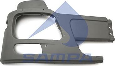 Бампер Sampa правый для Mercedes-Benz Actros MP3 2008-2012. Артикул 1810 0347