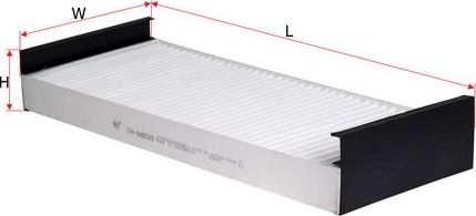 Салонный фильтр Sakura. Артикул CA-68020