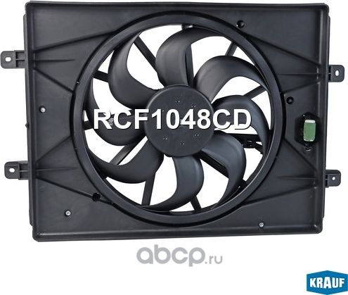ВЕНТИЛЯТОР ОХЛАЖДЕНИЯ С КОЖУХОМ (Krauf). Артикул RCF1048CD