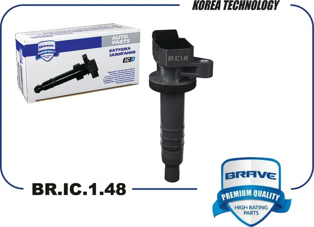 Модуль зажигания (наконечник) Toyota Corolla Avensis Yaris 1.6/1.8 -2008.11 (Brave) Brave. Артикул BRIC148