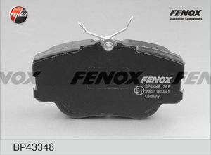Тормозные колодки Fenox передние для Citroen C5 I 2004-2008. Артикул BP43348