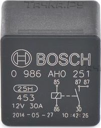 Реле топливного насоса Bosch. Артикул 0 986 AH0 251