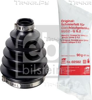 Пыльник ШРУСа наружный Febi Bilstein (термопластичный полиэфирный эластомер) передний для Renault Sandero II 2013-2021. Артикул 176119