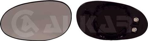 Зеркальное стекло бокового зеркала Alkar. Артикул 6431010