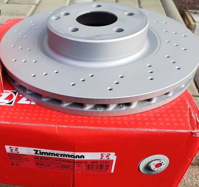 Тормозной диск Zimmermann Sport Coat Z. Артикул 400.3637.52