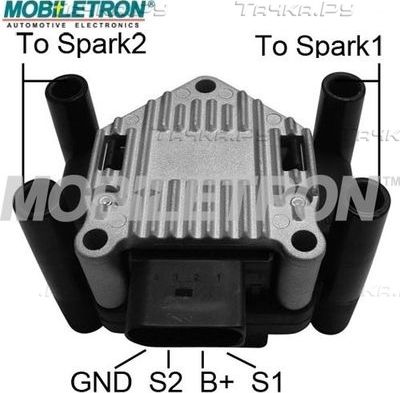 Катушка зажигания Mobiletron для Volkswagen Caddy II 1995-2004. Артикул IG-B018K