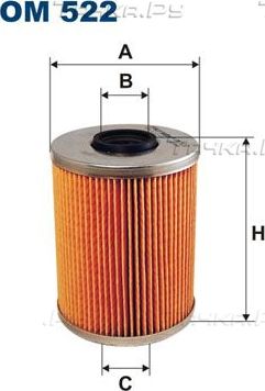 Масляный фильтр Filtron. Артикул OM 522