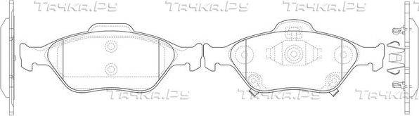 Тормозные колодки FIT. Артикул FP1082