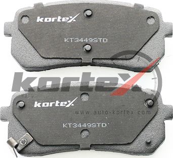 Колодки торм. KIA GRAND CARNIVAL 05-/HYUNDAI iX55 07- задниек-т (Kortex). Артикул KT3449STD