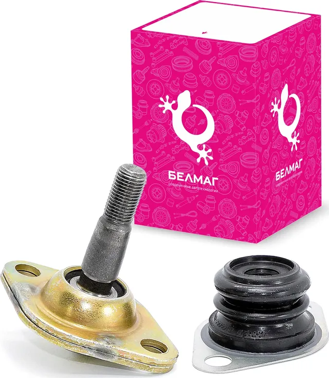 Опора шаровая ВАЗ 08-09 с пыльником ориг. (БелМаг) БелМаг BM.0033 (Belmag). Артикул BM0033