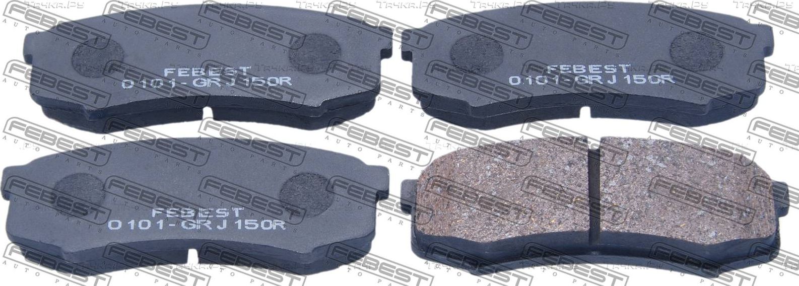 Тормозные колодки Febest задние для Toyota 4Runner IV 2002-2009. Артикул 0101-GRJ150R