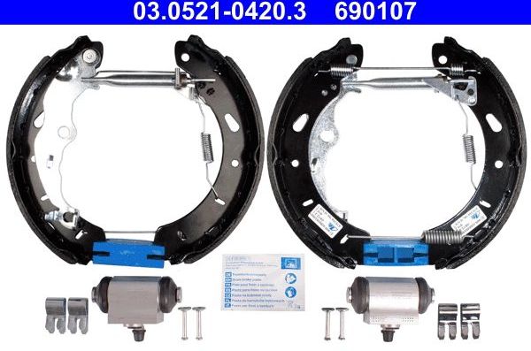 Тормозные колодки ATE Original ATE TopKit задние для Ford Focus III 2011-2019. Артикул 03.0521-0420.3