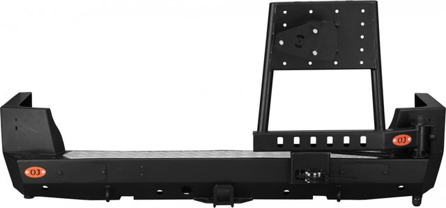 Бампер силовой OJ задний с правой универсальной калиткой для УАЗ Patriot 2005-2014. Артикул 03.110.11