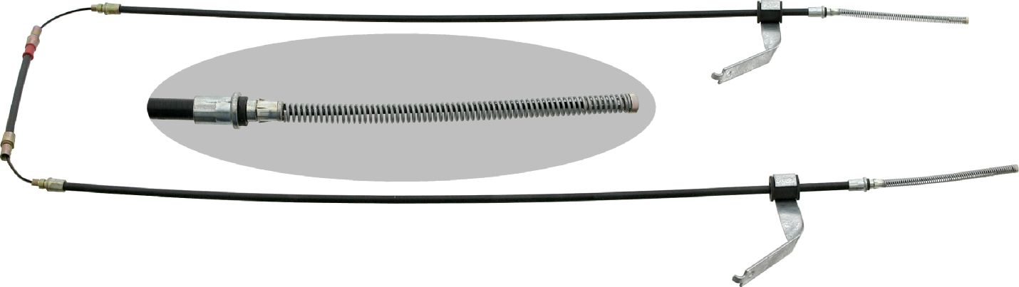 Трос ручника (тросик ручного тормоза) Febi Bilstein. Артикул 05818