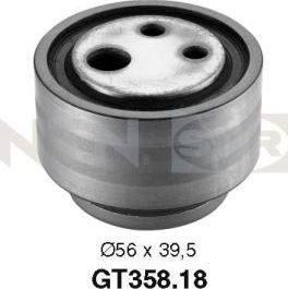 Натяжной ролик (натяжитель) ремня ГРМ NTN / SNR. Артикул GT358.18