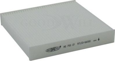 Салонный фильтр GoodWill. Артикул AG 750 CF