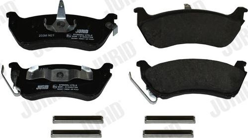 Тормозные колодки Jurid. Артикул 573035J