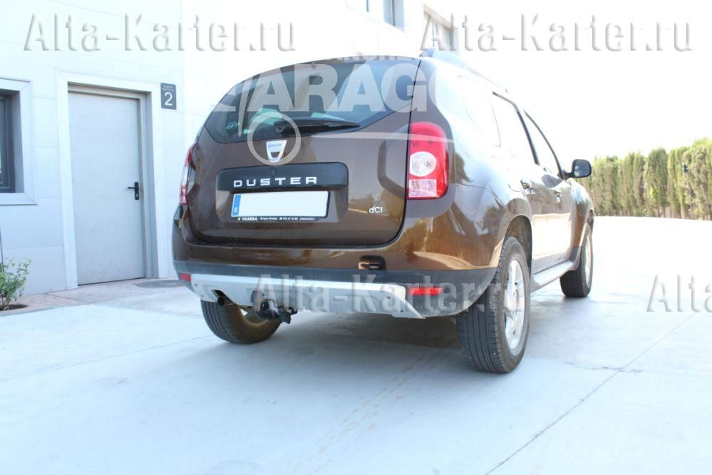 Фаркоп Aragon (быстросъемный крюк, горизонтальное крепление) для Renault Duster I до рестайлинга 2010-2015.. Артикул E1303AS