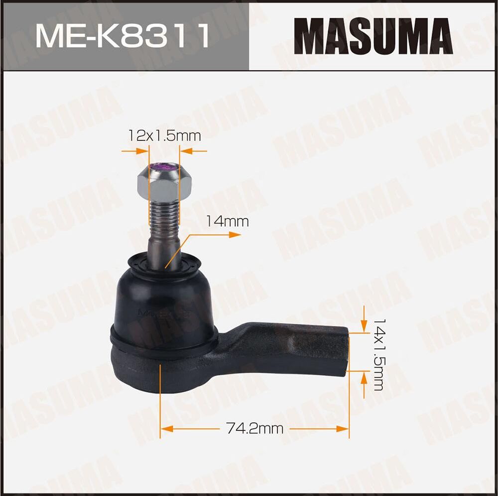 Наконечник рулевой тяги MASUMA CHEVROLET CAPTIVA 07-10. Артикул MEK8311