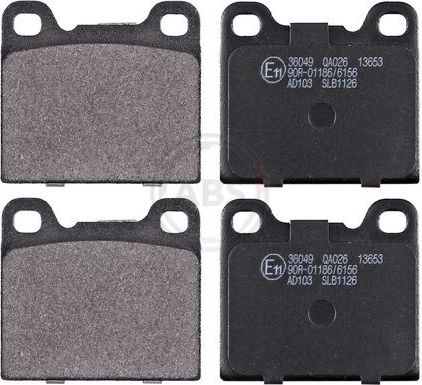 Тормозные колодки ABS. Артикул 36049