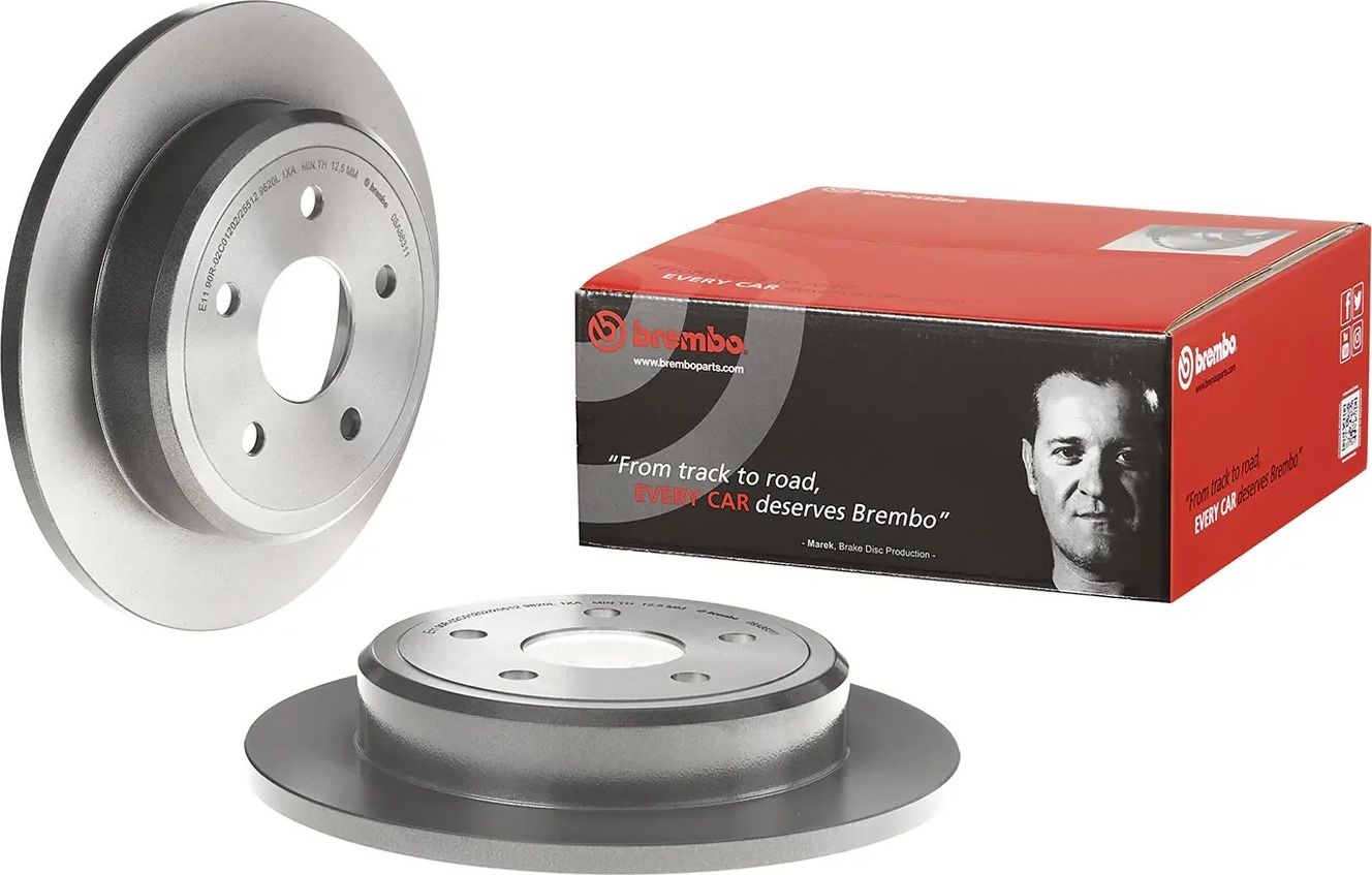 Тормозной диск Brembo PRIME LINE - UV Coated. Артикул 08.A863.11