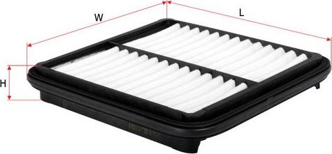 Воздушный фильтр Sakura. Артикул A-1199