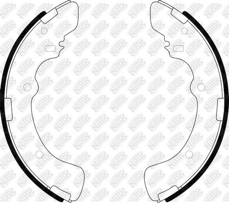 Тормозные колодки NiBK. Артикул FN6686