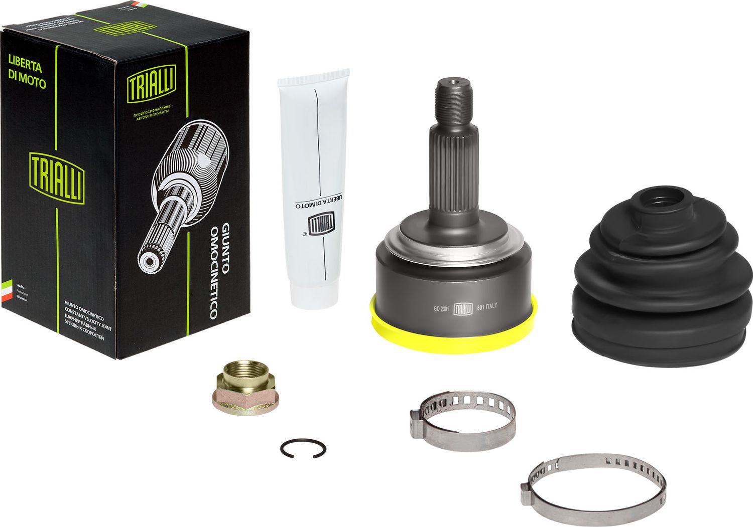 Шрус внутренний (граната) Trialli передний для Honda FR-V 2005-2009. Артикул GO 2301