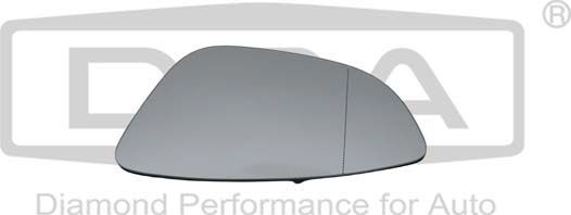 Зеркальное стекло бокового зеркала DPA левое для Volkswagen Jetta VI 2013-2019. Артикул 88571201802