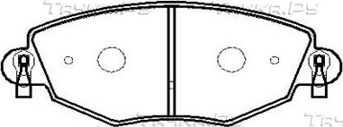 Тормозные колодки HSB передние для Ford Mondeo III 2000-2007. Артикул HP9435